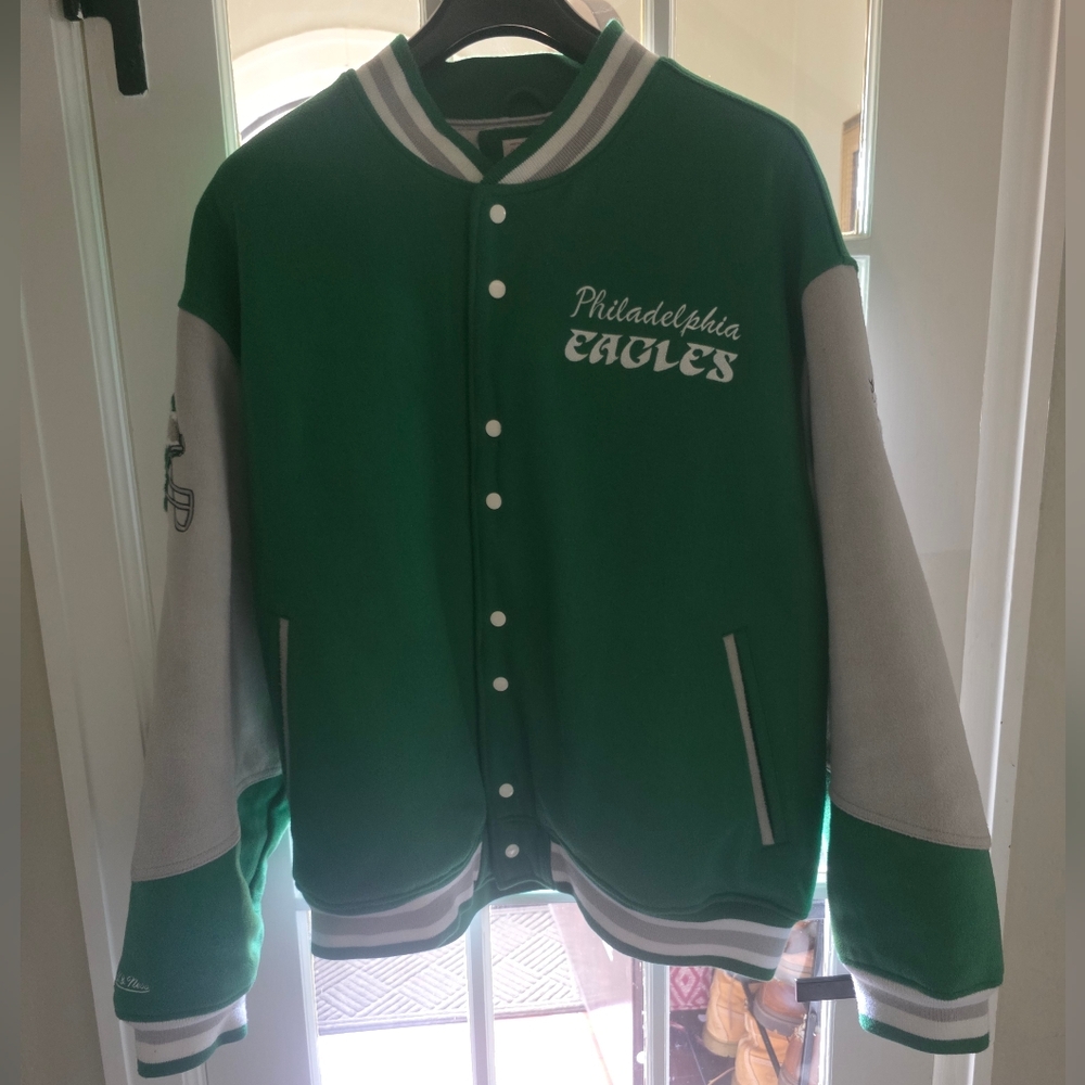 Philadelphia EAGLES Green Varsity Jacket